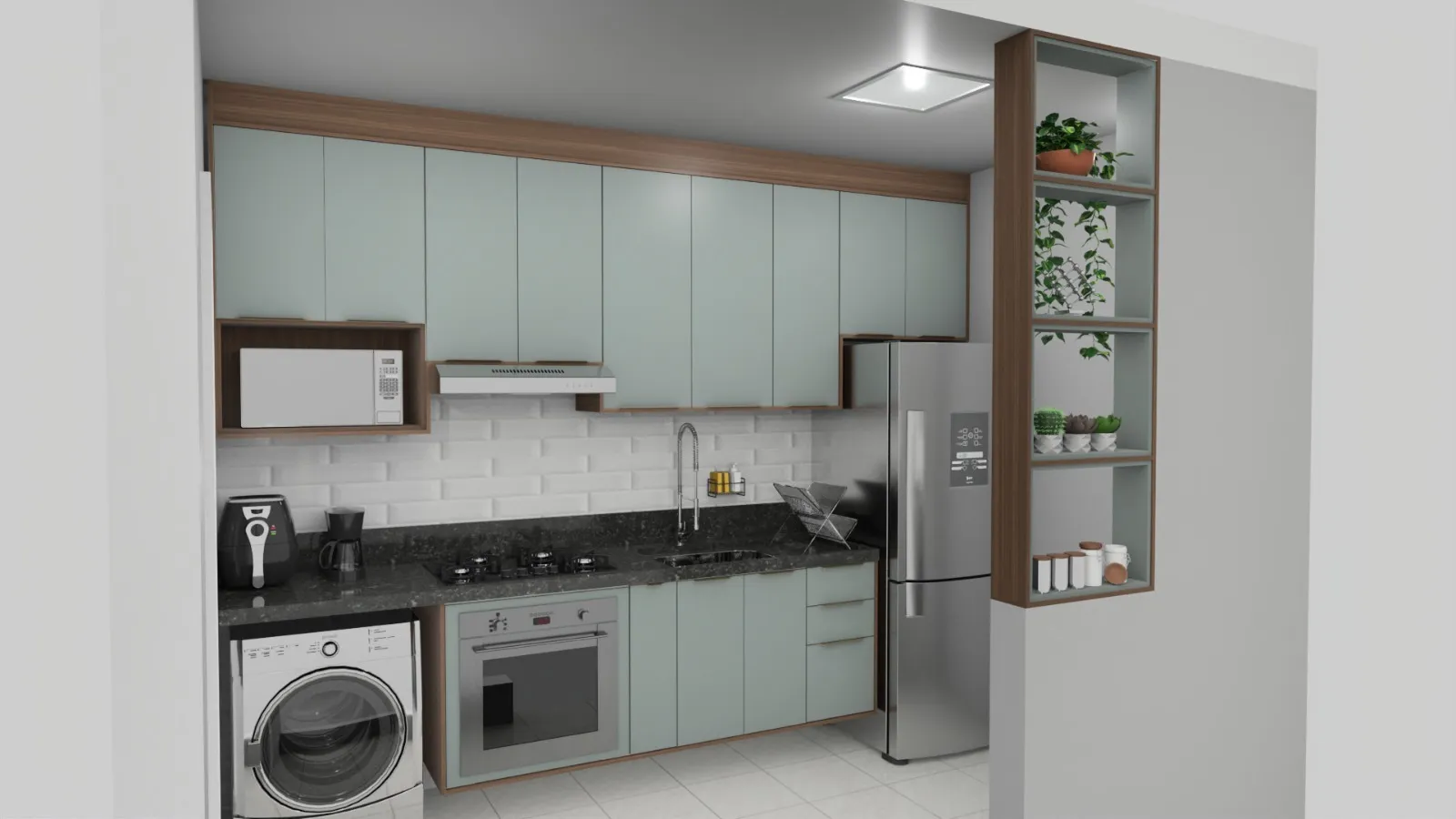 Cozinha Rimo - Céu Azul